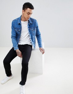 Джинсовая куртка с эффектом кислотной стирки Levis - Синий Levis®