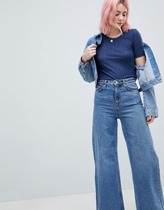 Футболка в рубчик Brave Soul - Синий