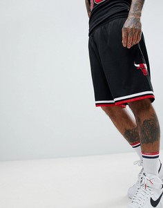 Черные шорты Mitchell &amp; Ness NBA Chicago Bulls - Черный