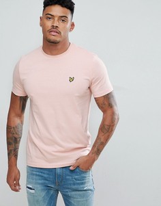 Розовая футболка с круглым вырезом Lyle &amp; Scott - Розовый