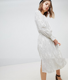 Платье А-силуэта с принтом Vero Moda Aware - Кремовый