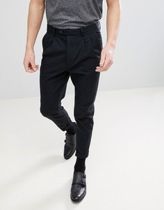 Суженные книзу строгие брюки AllSaints - Черный