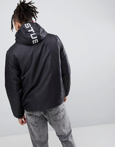 Двусторонняя нейлоновая куртка Stussy - Черный