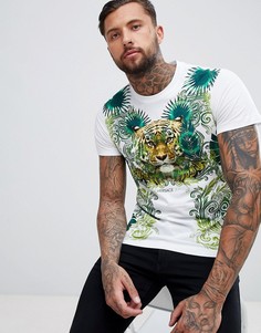 Белая футболка с принтом Versace Jeans - Белый