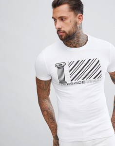 Белая футболка с логотипом Versace Jeans - Белый