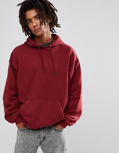 Красное oversize-худи ASOS - Красный