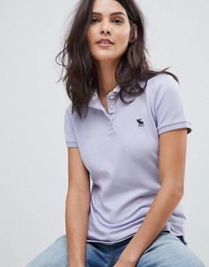 Футболка-поло Abercrombie &amp; Fitch - Фиолетовый