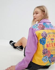 Куртка с принтом ASOS DESIGN Mexico - Фиолетовый