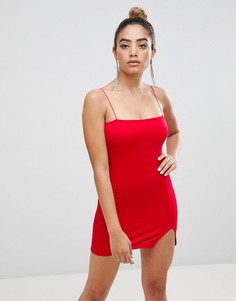 Облегающее платье мини Boohoo - Красный