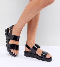 Массивные сандалии из гибкого пластика ASOS DESIGN - Черный