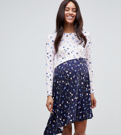 Чайное платье с принтом ASOS DESIGN Maternity - Мульти