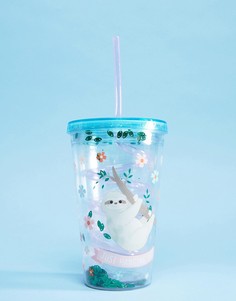 Чашка с соломкой Fizz - Мульти