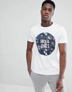 Футболка с принтом Jack &amp; Jones Originals - Белый