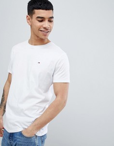 Белая футболка с круглым вырезом Tommy Jeans - Белый