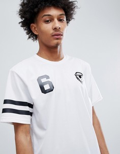 Футболка с полосками на рукавах Only &amp; Sons Football - Белый