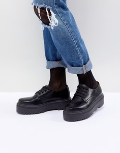 Туфли на массивной подошве ASOS DESIGN Menace - Черный
