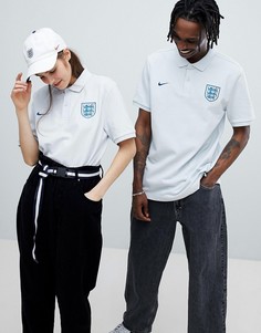 Серое поло Nike Football England 891478-043 - Серый
