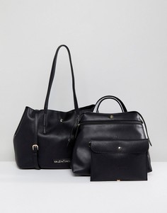 Черная сумка-тоут 3 в 1 Valentino by Mario Valentino - Черный