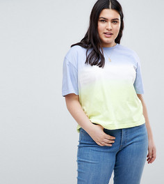 Футболка с эффектом деграде ASOS DESIGN Curve - Мульти