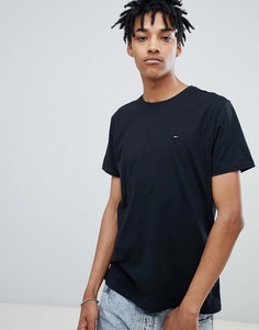 Черная футболка с круглым вырезом Tommy Jeans - Черный