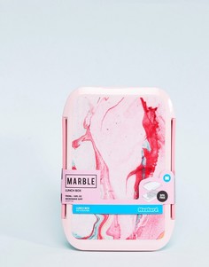 Коробка для завтрака с мраморным эффектом Mustard - Мульти