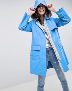 Макинтош с капюшоном Esprit - Синий