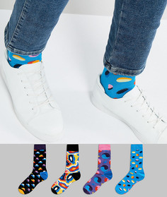 Подарочный набор из 4 пар носков Happy Socks - Мульти