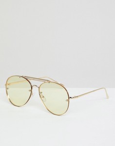 Золотистые очки-авиаторы River Island - Золотой
