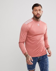 Розовый лонгслив adidas Originals adicolor CW1226 - Розовый