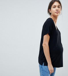 Черная футболка с рукавами летучая мышь ASOS DESIGN Maternity - Черный