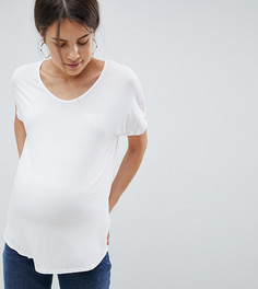 Белая футболка с рукавами летучая мышь ASOS DESIGN Maternity - Белый