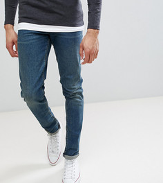 Темные джинсы скинни в винтажном стиле ASOS TALL - Синий