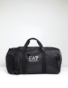 Черная большая спортивная сумка EA7 - Черный