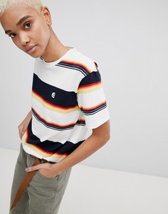 Футболка в полоску с логотипом Carhartt WIP - Мульти