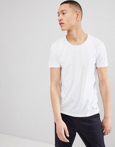 Футболка из органического хлопка с необработанными краями Esprit - Белый