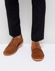Замшевые туфли дерби Selected Homme - Коричневый