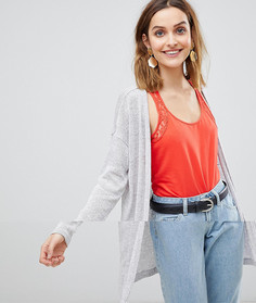 Удлиненный трикотажный кардиган Vero Moda - Серый