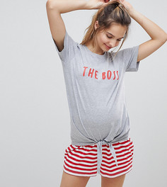 Комплект с шортами и футболкой The Boss ASOS DESIGN Maternity - Мульти