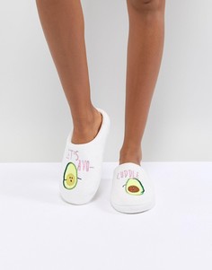 Слиперы ASOS DESIGN Never Leave Avo-Cuddle - Мульти