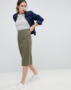 Комбинируемая юбка-карандаш ASOS DESIGN - Зеленый