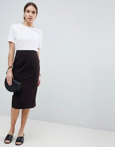Комбинируемая юбка-карандаш ASOS DESIGN - Черный