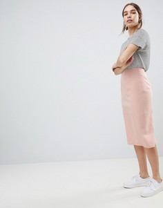 Комбинируемая юбка-карандаш ASOS DESIGN - Розовый