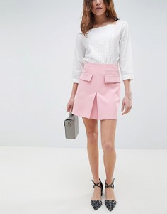 Мини-юбка с карманами спереди ASOS DESIGN - Розовый