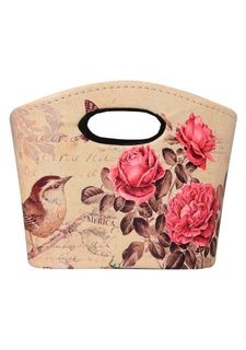 Сумочка интерьерная для хранения "Птичка с розами" EL Casa