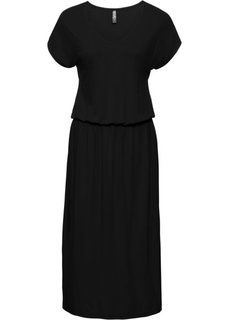 Платье миди (черный) Bonprix