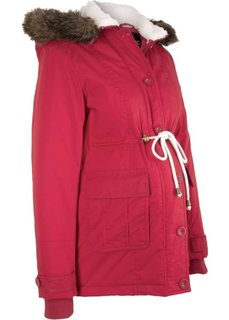 Зимняя куртка для беременных (темно-красный) Bonprix