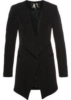 Пиджак удлиненного покроя (черный) Bonprix