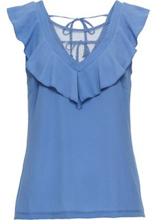 Топ со шнуровкой на спине (небесно-голубой) Bonprix