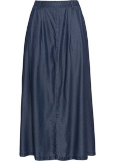 Юбка из тенселя (темный деним) Bonprix