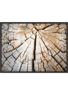 Коврик для двери Древесина (коричневый) Bonprix